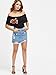 Verdusa Women's Casual Distressed Ripped A-Line Denim Short Skirt A-Blue#1 M