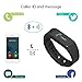 FITYOU Wireless Fitness Pedometer Tracker Bluetooth Sports Bracelet Activity Tracker with Steps Counter Sleep Monitoring Calories Track