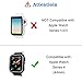 2 Pack Case for Apple Watch 44mm Series 4/ Series 5/ Series 6/ SeriesSE -Shockproof Anti-Scratch Thin Bumper Hard Cover Case for Apple Watch iWatch Series 6/ SE 2020- Black