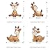 Youfui Cake Topper Party Supplies Cake Decoration for Girls, Birthday Party, Baby Shower & Wedding Home Decor Car Decoration Interior (4pcs Deers Eden)