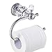 Kabter Brass Toilet Paper Holder Wall Hooks,Chrome