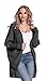 Glamour Empire. Womens Warm Buttonless Cardigan Chunky Textured Knit. 323 (Graphite, ONE SIZE US 8/10/12)