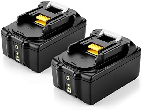 2x OPSON 18V 6,0Ah Li-ion Power Tool Battery For Makita BL1850 BL1840 BL1830 BL1815 194205-3 194309-1 LXT400 108.00W