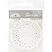 Doodlebug Mini Doilies (75 Pack), Lily White