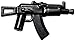 BrickArms 2.5" Scale Weapon AKS-74U Black