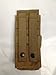 USMC COYOTE DOUBLE MAG POUCH USGI MILITARY FIRE FORCE MOLLE II