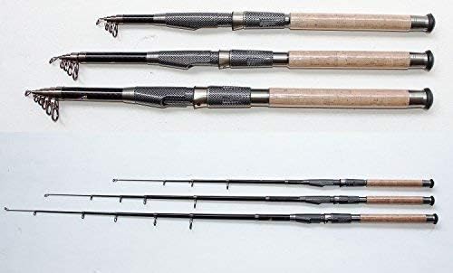 Soytich Carbontelerute Fishing Rod Telescoping Rod Spinning Sbirolino Rod (Carbon02)