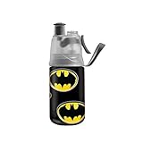 O2COOL HMCC137 Kids ArcticSqueeze Mist 'N Sip Batman Bottle (12 oz.)