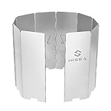 Hisea Camping Stove/Backpacking Stove – Potable Stainless Steel Wood Burning Stove Picnic BBQ Camping