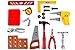 Toysery 24 Pieces Complete Kids Toy Tools Set - Fun Tool Box Kit For Kids, Toddlers with Handy Lightweight Suitcase - Educational Toy and Best Gift Idea