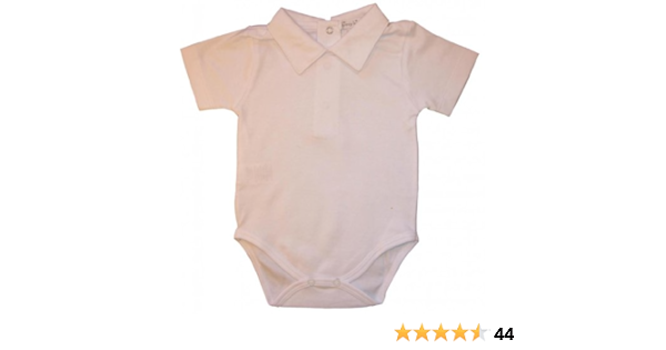 white collared onesie boy