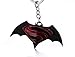 REINDEAR Batman v Superman: Dawn of Justice Symbol Metal Pendant Keychain US Seller (Red)