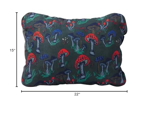 Therm-a-Rest Compressible Camping and Backpacking Pillow, Fun Guy Print, Large