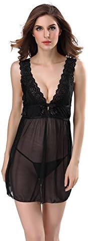 Women's Sexy Lingerie Open Crotch Leotard Teddy Nightwear Lace Miniskirt Babydoll