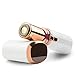 Leayjeen Hair Remover Facial Painless Portable Lipstick Shaver No More Redness Irritation Women's Lipstick Razor, Electric Hair Removal Light Hair Shaver Trimmer Devices for Face (White)