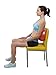 myfitway Small Exercise Ball, Mini Fitness Ball for Barre Pilates Balance Gym Yoga Balance Stability Bender Physica (Blue)