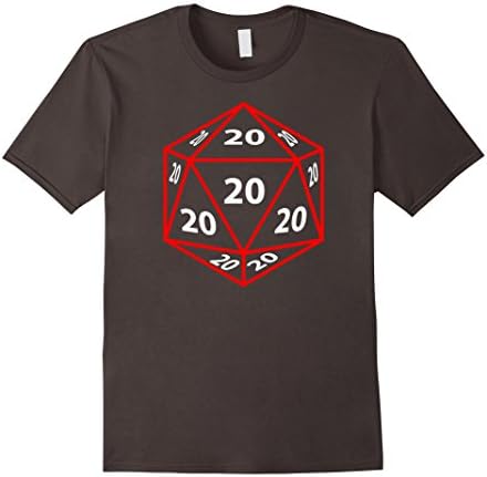 Men's Dungeon dice t-shirt; use my die tshirt; funny dragon tee Large Asphalt
