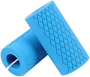 TEKCAM Thick Bar Grips for Barbell Dumbbell Kettlebell - Ideal for Muscle Growth Strength Forearms Biceps Chest