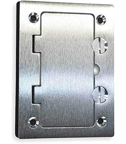 Hubbell Wiring Systems S3826 Brass Round Floor Box Rectangle