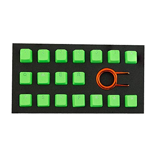 Rubber Double Shot Backlit Gaming Keycaps Set for Cherry MX Mechanical Keyboards Compatible