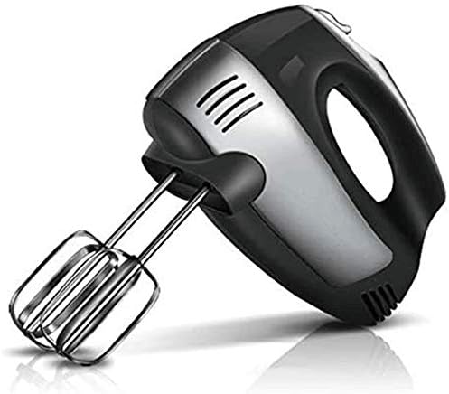 Qinmo Compact Hand Mixer Electric for Whipping + Mixing Cookies, Cakes, Dough, Electric eggbeater 5-Speed Ultra Power Hand Mixer