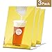 TWING Table Sign Display Holder Slant-Back Design Ad Picture Frame, Brochure Holder Clear Acrylic 5x7 inches Table Menu Stand Card Display Pack of 3