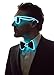 Neon Nightlife Aqua Frame/Clear Lens Light Up Glasses
