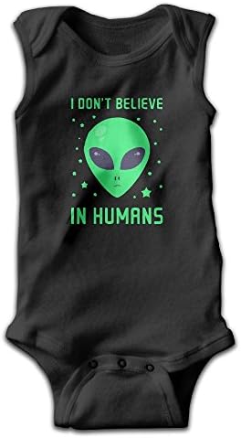 Humans Don't Exist Alien Cotton Baby Girls Boys Toddler Sleeveless Unisex Bodysuit Onesies Rompers Newborn