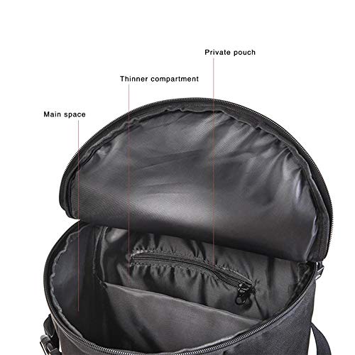 Chirsemey Pêche Sac à Dos, Grand Sac De Rangement Étanche Tackle, Canne à Pêche De Stockage Cylindrique Sac à…