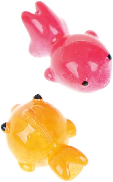Parsley. Figurine Home Decoration Accessories Decor Fairy Goldfish Craft Bonsai Toy Kawaii Simulation Animals Model Fish Miniature Garden (1pc(Random))