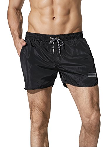 image for Neleus Mens Runner Athletic Beach Shorts Swimming Trunks with Pockets,