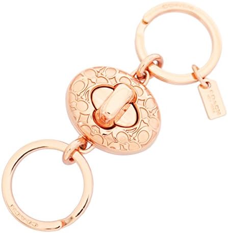 [コーチ] COACH アクセサリー (キーホルダー) F65501 ローズゴールド RGD シグネチャー レディース [アウトレット品] [並行輸入品]