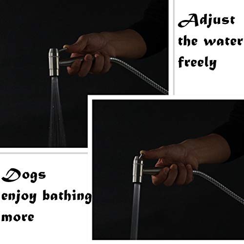 REEGE Dog Shower Sprayer Attachment Set for Pet Bathing and Dog WashingBathroom Sprayer Shower