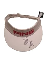 Collectibles: Bubba Watson Signed Pink Ping Golf Visor Masters Champion