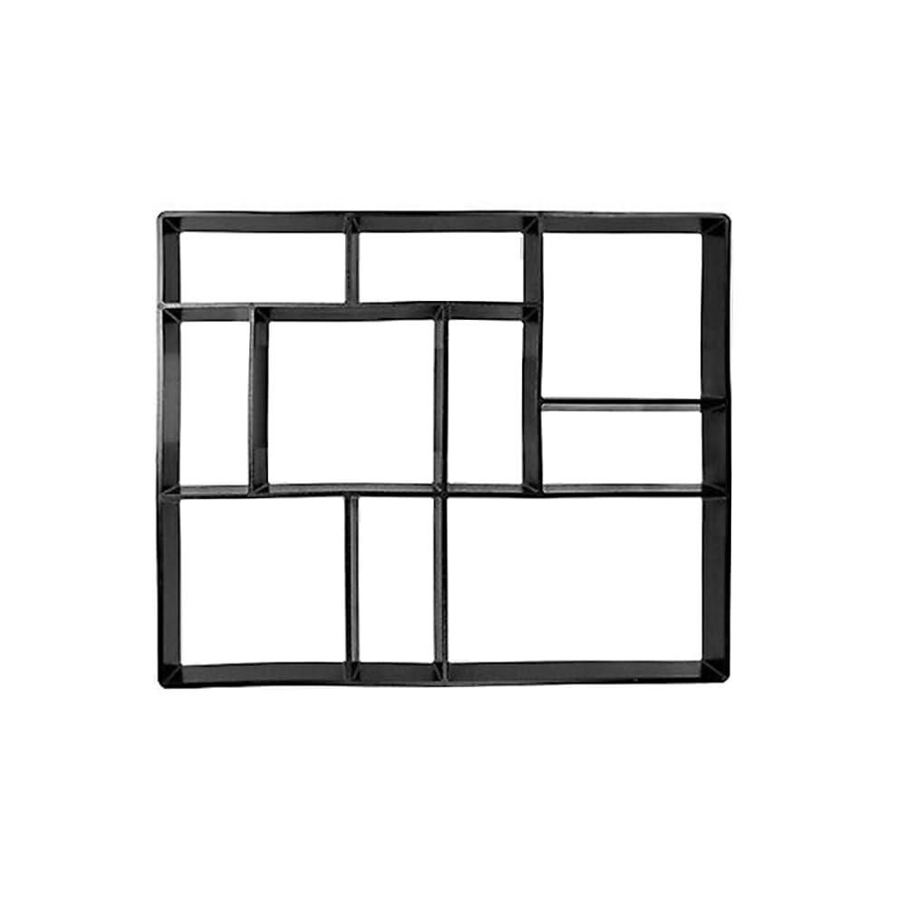 DOITOOL Paver Mold Concrete Mold Form Walk Maker Garden Path Maker Walk Mould Patio Paving for Walkway