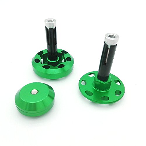 Heinmo Motorcycle Frame Fairing Bolt Hole Cover Cap Plug for Kawasaki Z1000 Ninja 1000 (green) - Thumbnail 3