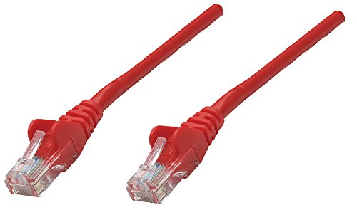 Intellinet 738866 Netzwerkkabel Cat6 UTP 100% Kupfer RJ-45 Stecker/RJ-45 Stecker 0,5 m rot