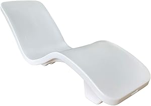 S.R.Smith RS-1-2 R-Series Pool Lounger, Individual, White