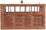 e-wicker24 Wicker Pigeon Basket Natural Woven Carrier for Transport Large Bird view 5