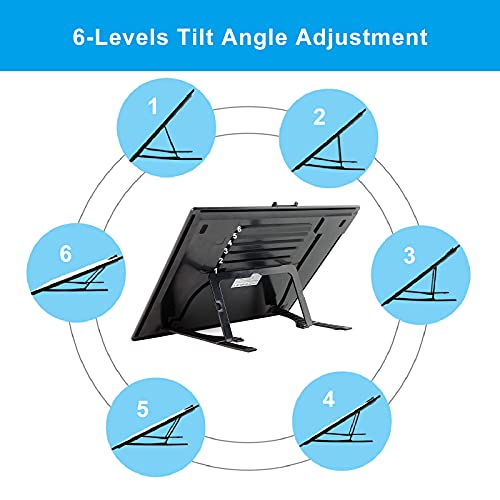 A3 Light Pad, Rechargeable Light Board for Diamond Painting, Tracing Light Box with Stand and Clip, Light Table Lightbox for Tracing, Drawing