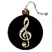 GRAPHICS & MORE Sheet Music Treble Clef Music Wood Christmas Tree Holiday Ornament