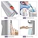 GLAMFIELDS Soap Dispenser Upgraded 13.5oz/400ml Touchless Automatic Soap Dispenser Hands-Free Liquid Dish Soap Dispenser, IPX4 Waterproof for Kitchen Bathroom (Silver)
