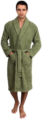 TowelSelections Men’s Robe, Turkish Cotton Terry Shawl Bathrobe Made in Turkey