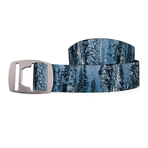 Croakies (CROCY Artisan 2 Belt, Bottle Opener Buckle, Snowfall, 42"