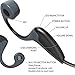 Sandoo Bone Conduction Headphones Bluetooth 5.0 Open-ear Wireless Earbuds Lightweight Headphones,Sweat Proof Comfortable Sports Earphones with Mic for Running, Cycling, Hiking, Driving, Workout -L