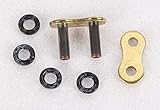 D.I.D Rivet Connecting Link for 520 Pro-Street VX2 Series X-Ring Chain - Gold ZJ520VX2G