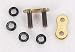 D.I.D Rivet Connecting Link for 520 Pro-Street VX2 Series X-Ring Chain - Gold ZJ520VX2G