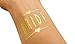 Bachelorette Party Bride Tribe Temporary Gold Tattoos - Great Party Favors