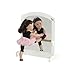 Emily Rose 18-inch Doll Furniture | Ballerina Mirror with Ballet Barre | Fits 18
