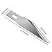 Nicpro 123 PCS Hobby Knife Set, 3 PCS Carving Craft Knife with 120 PCS SK-5 Utility #11 Art Blades Refill, Precision Cutter Craft Kit for Leather Art, Scrapbooking, Foam, Clay, Carving, Scalpel